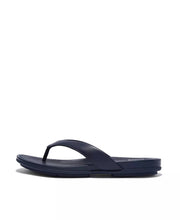 FitFlop Womens Gracie Leather Flip Flops Midnight Navy