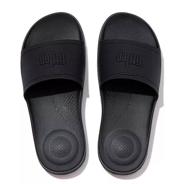 FitFlop Womens Iqushion Slide All Black