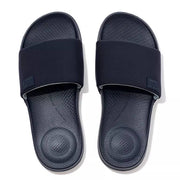 FitFlop Womens Iqushion Slide Midnight Navy Pale Blue