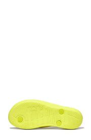 FitFlop Womens Iqushion Sparkle Flip Flops Electric Yellow