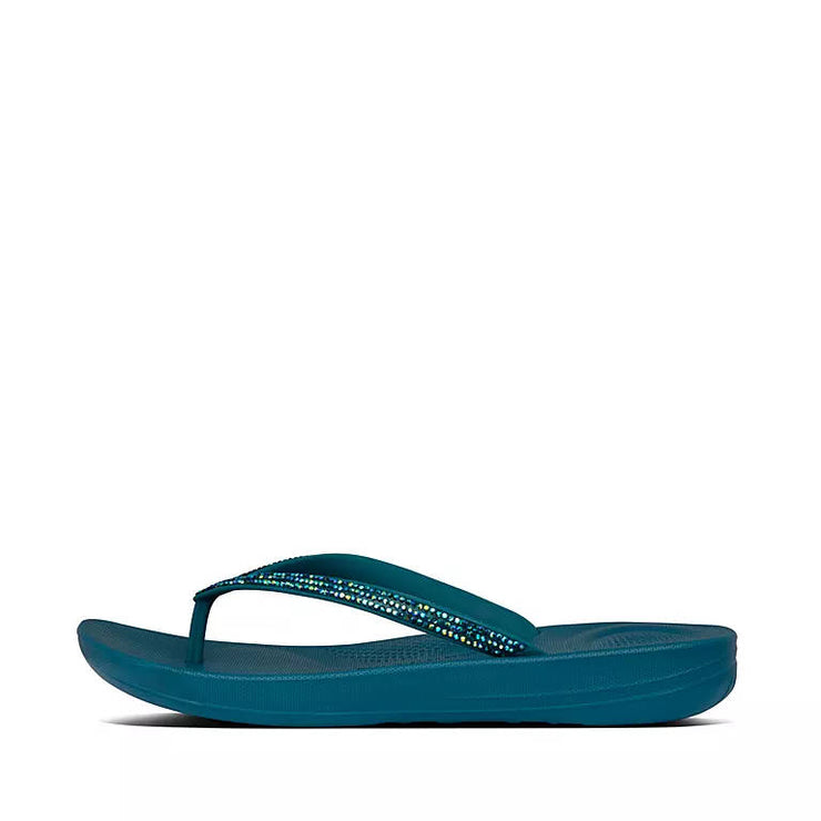 FitFlop Womens Iqushion Sparkle Sea Blue