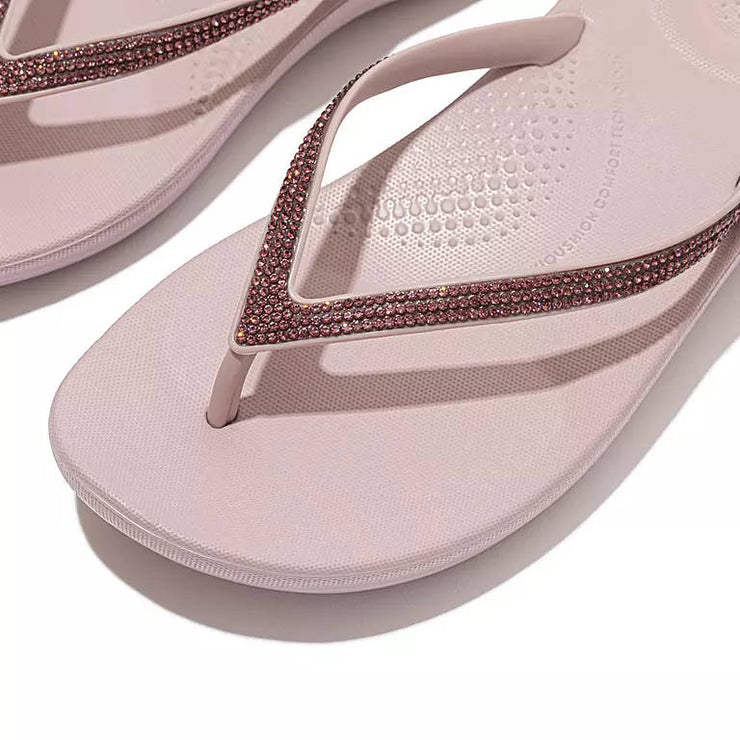 FitFlop Womens Iqushion Sparkle Soft Lilac
