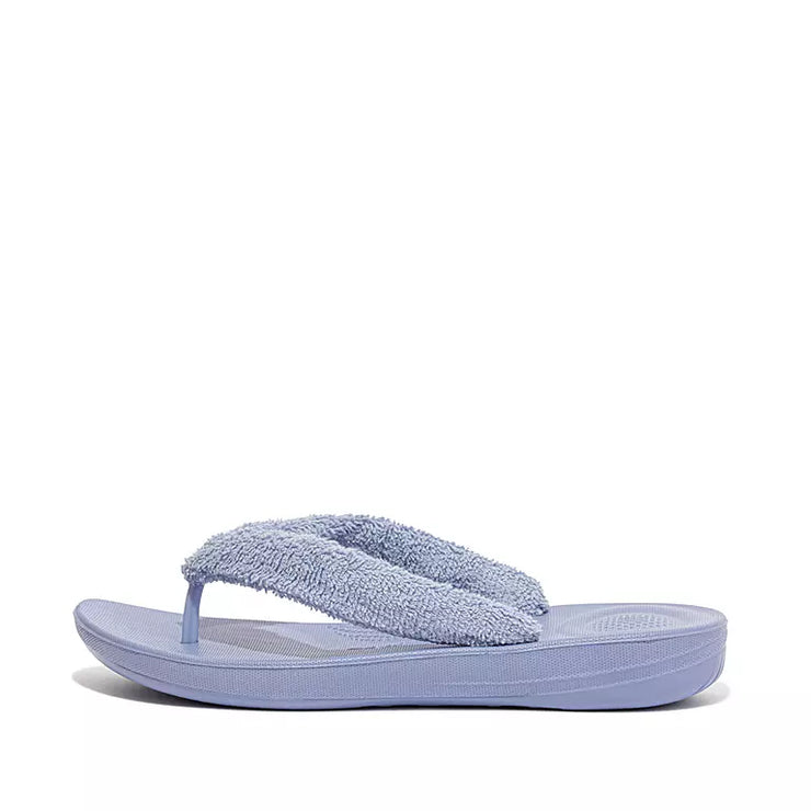 FitFlop Womens Iqushion Towelling Flip-Flops Wild Lavender