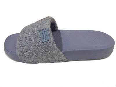 FitFlop Womens Iqushion Towelling Slides Wild Lavender