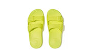 Iqushion Two-Bar Buckle Slides Electric Yellow 