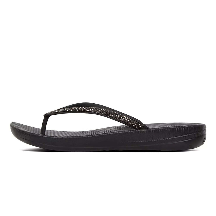 FitFlop Womens Iqushion Sparkle Black