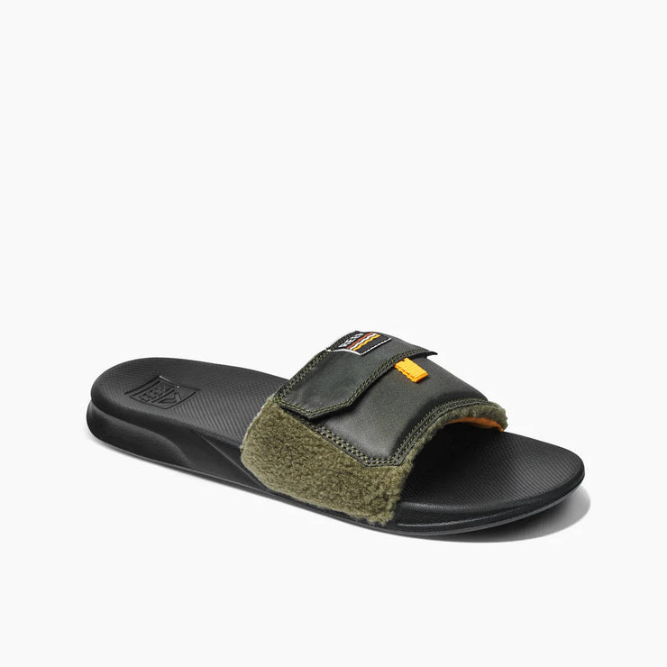 Reef Mens One Slide Chill Olive