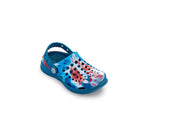 Joybees Kids Active Clog Graphic Midnight Teal Washed Tie Dye