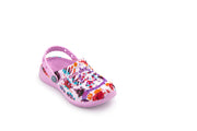 Joybees Kids Active Clog Graphic Lavender Spiral Tie Dye