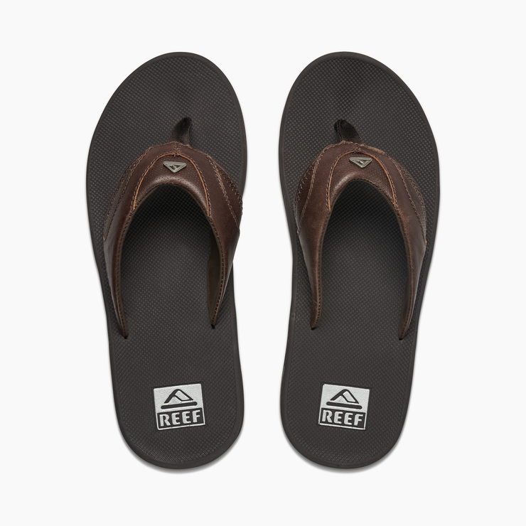 Reef Mens Leather Fanning Lux Espresso