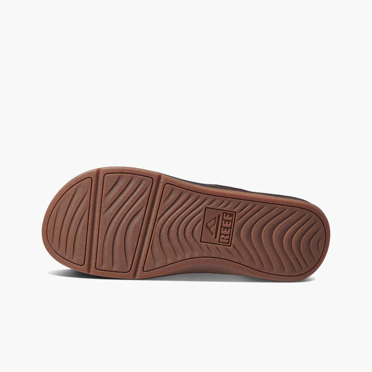 Reef Mens Leather Ortho-Bounce Coast Brown