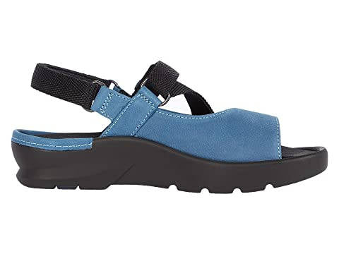 Wolky Womens Lisse Baltic Blue Antique Nubuck