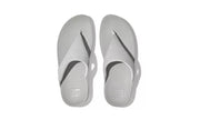 FitFlop Womens Lulu Shimmerlux Toe Post Sandals Silver