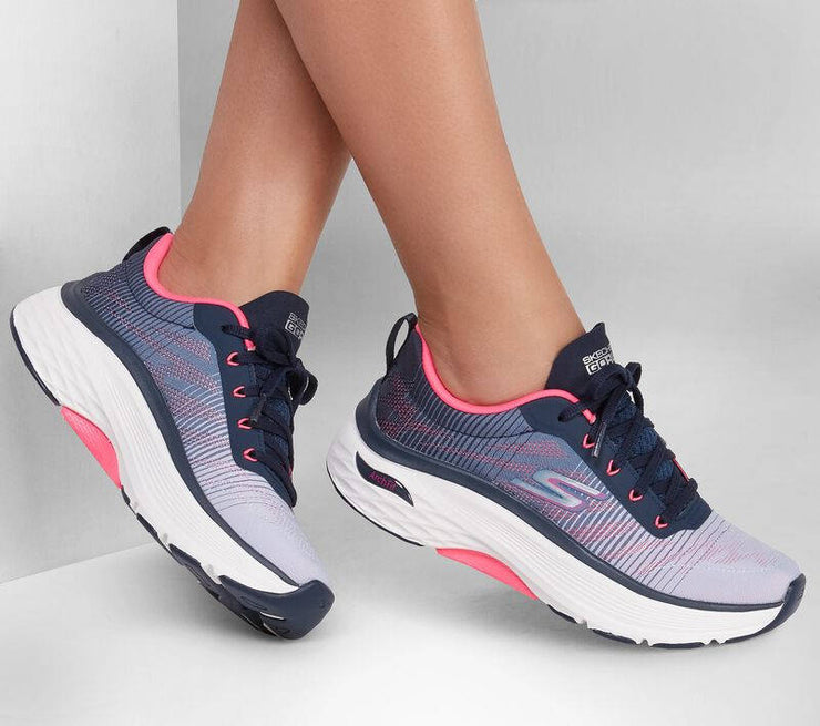 Skechers Womens Max Cushioning Arch Fit Delphi Navy Pink