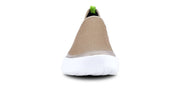 OOFOS Womens OOmg eeZee Low Canvas White Taupe