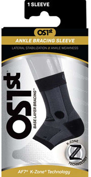 OS1st AF7 Ankle Bracing Sleeve Single Left Black