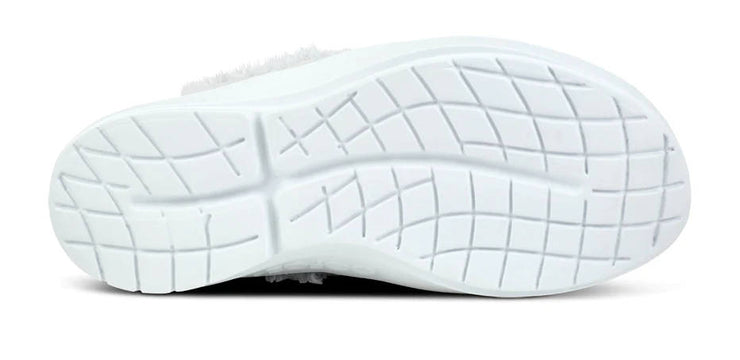 OOFOS Womens Womens Oocoozie Low Shoe White Light Grey
