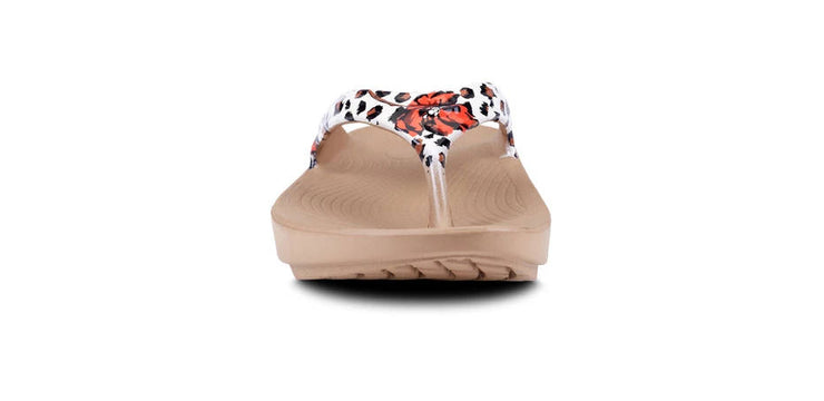 OOFOS Womens Oolala Limited Leopard Flora