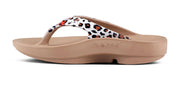OOFOS Womens Oolala Limited Leopard Flora