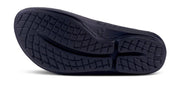 OOFOS Womens Oolala Limited Sandals Black White Bandana