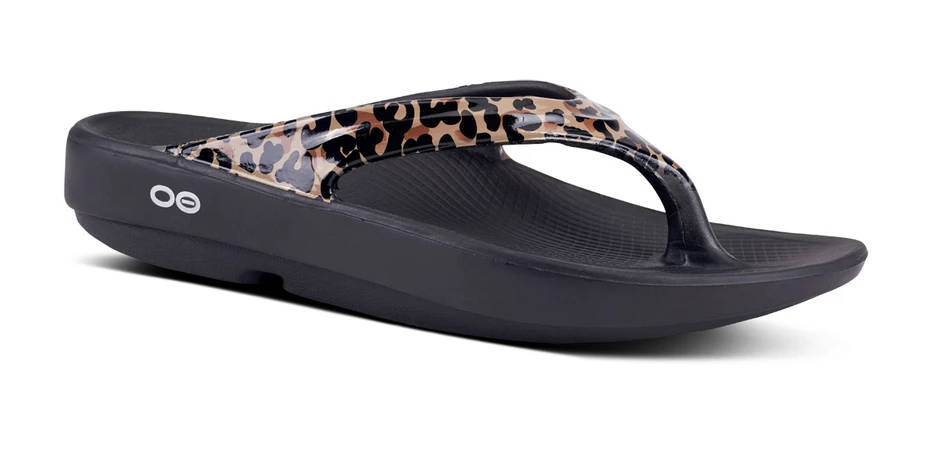 ◆OOFOS◆ OOAHH LUXE LEOPARD 5002535496 Oofos Women's OOahh Luxe Slide Sandal Leopard | Laurie's Shoes