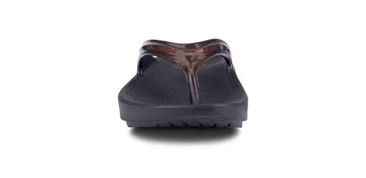 OOFOS Womens Oolala Luxe Sandal Cabernet