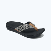 Reef Womens Ortho-Bounce Woven Black White