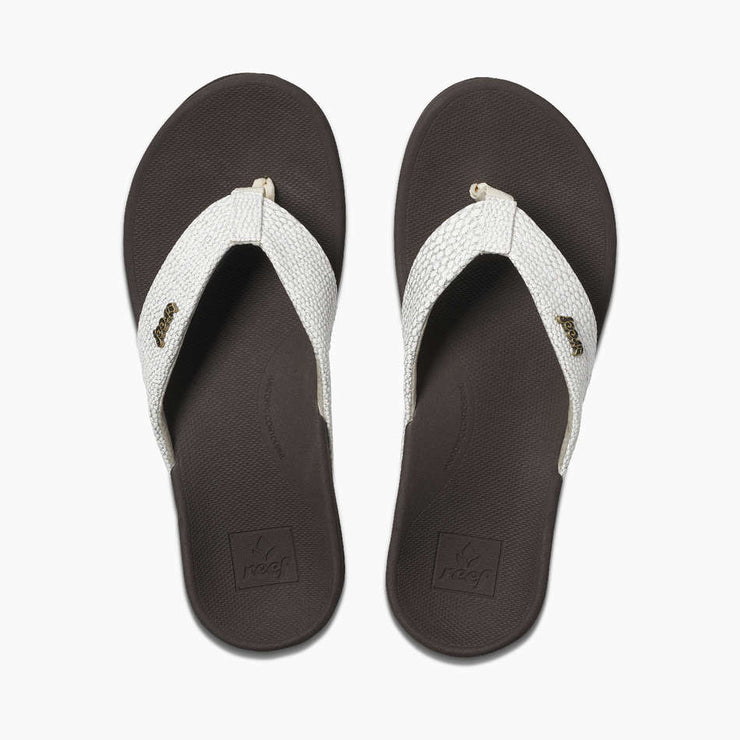 Reef Womens Ortho-Spring Brown White