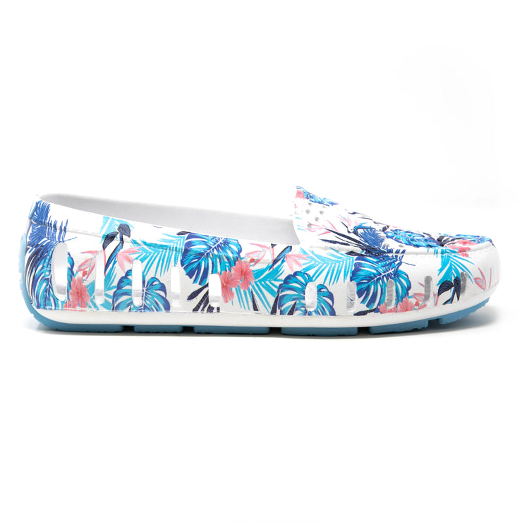Floafers Womens Posh Driver Floral Blue