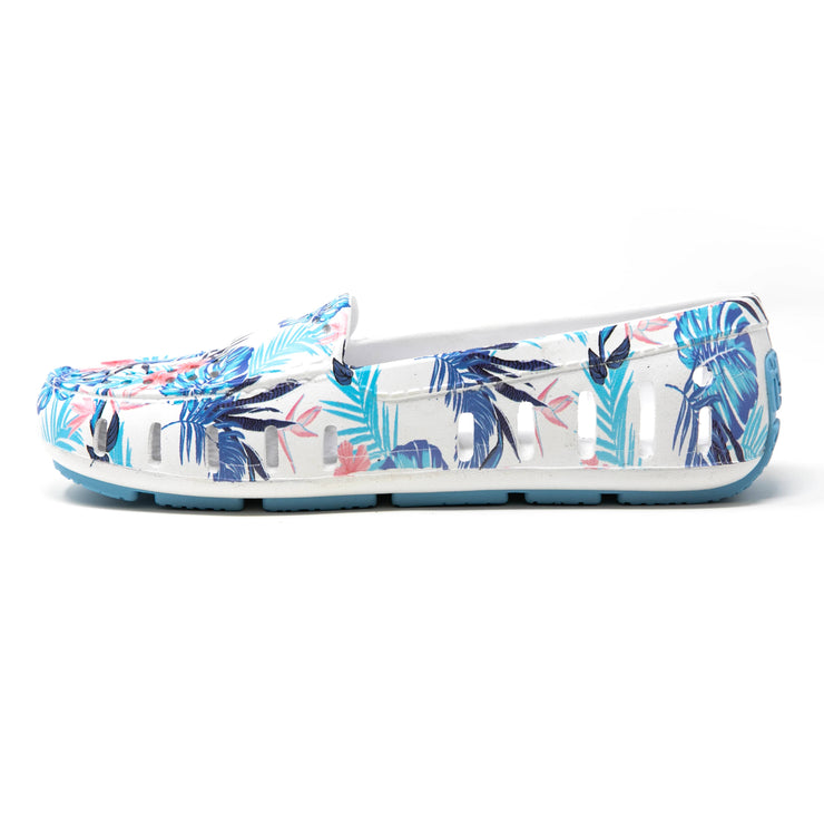 Floafers Womens Posh Driver Floral Blue