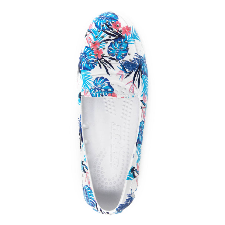Floafers Womens Posh Driver Floral Blue
