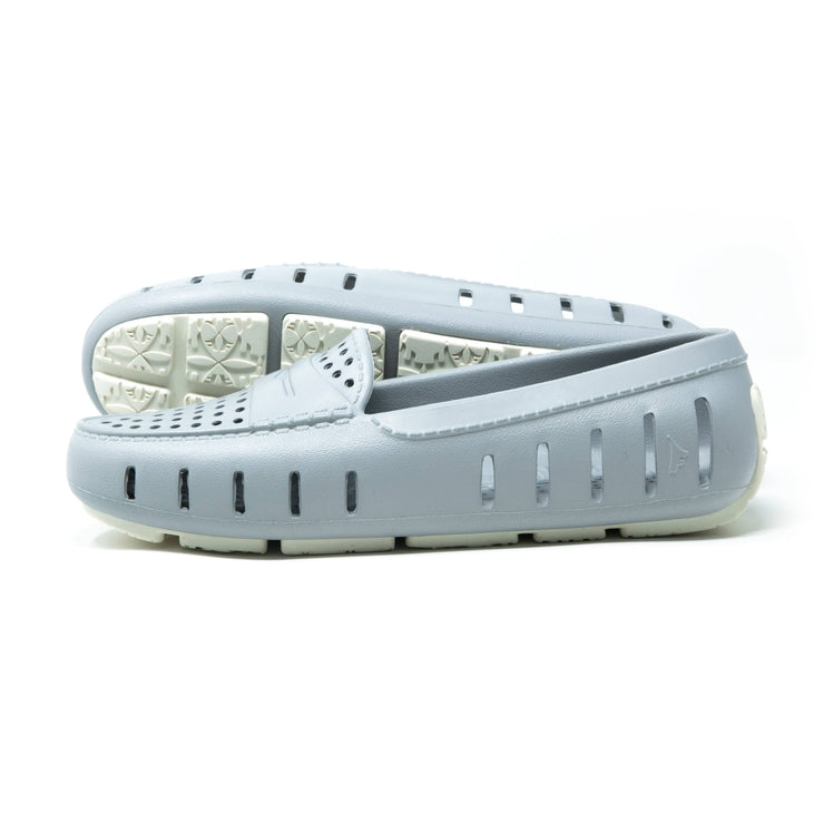Floafers Womens Posh Driver Harbor Mist Gray Coconut