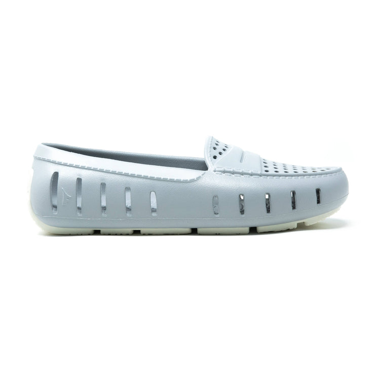 Floafers Womens Posh Driver Harbor Mist Gray Coconut