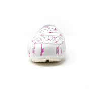 Floafers Womens Posh Driver ACS White Ribbon