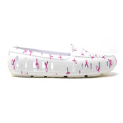 Floafers Womens Posh Driver ACS White Ribbon