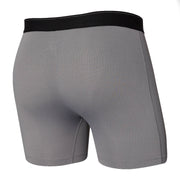 Saxx Mens Quest Boxer Brief Fly Dark Charcoal II