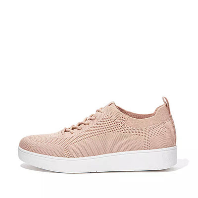 FitFlop Womens Rally Tonal Airyknit Sneakers Blush