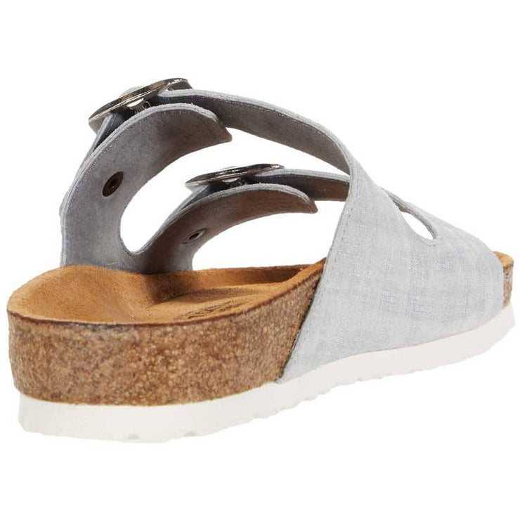 Naot Womens Santa Barbara Grey Linen Leather