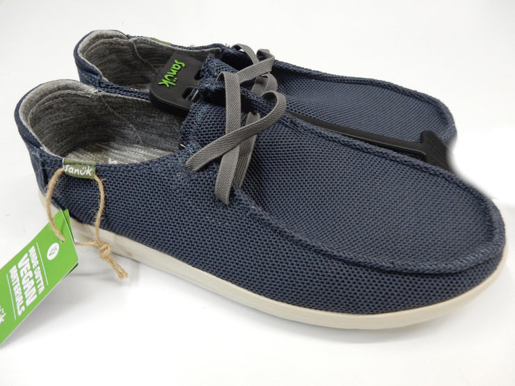 Sanuk Mens Shaka Mesh Navy – Island Comfort Footwear Fashion