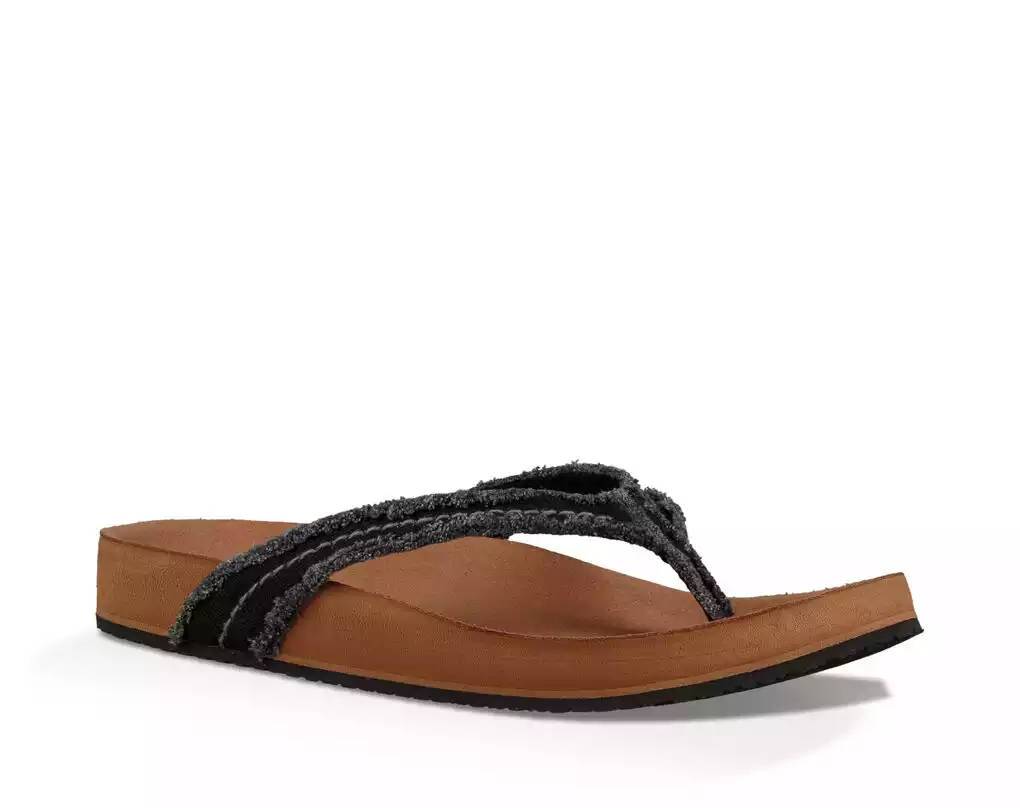 Sanuk She Loungy, Black, 9 : : Clothing, Shoes & Accessories