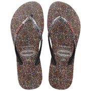 Havaianas Womens Slim Carnaval Sandal Black Island Comfort Footwear Fashion