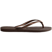 Havaianas Womens Slim Dark Brown Metallic