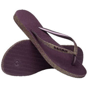 Havaianas Womens Slim Sparkle II Aubergine
