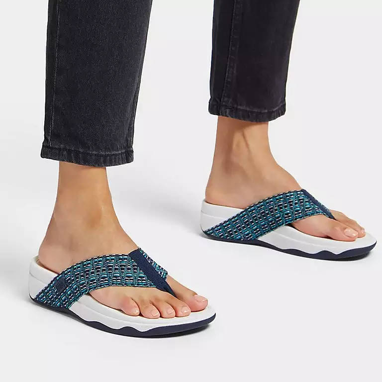 FitFlop Womens Surfa Geo Webbing Midnight Navy Mix – Island Comfort  Footwear Fashion