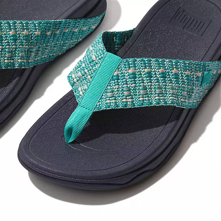 FitFlop Womens Surfa Geo Webbing Tahiti Blue – Island Comfort Footwear  Fashion