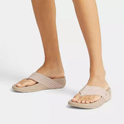FitFlop Womens Surfa Stone Beige Mix
