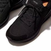 FitFlop Womens Vitamin FFX Knit Sports Sneakers All Black