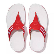 FitFlop Womens Walkstar Webbing Toe-Post Sandals All Red