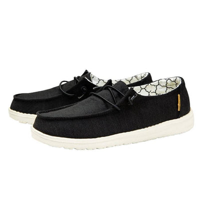 Hey Dude Youth Wendy Linen Black