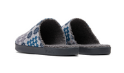 Toms X West End Mens Harbor Slippers Frost Grey Snowdon Repreve Two Tone Felt